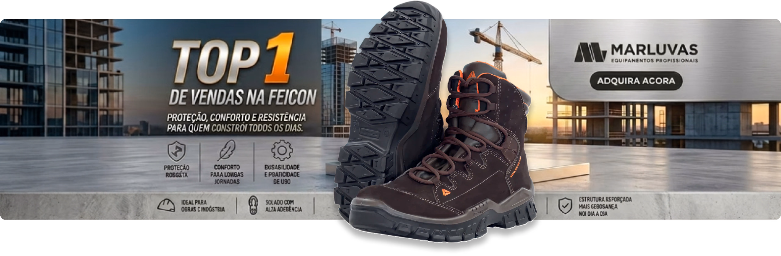 Top 1 de vendas na Feicon — Marluvas